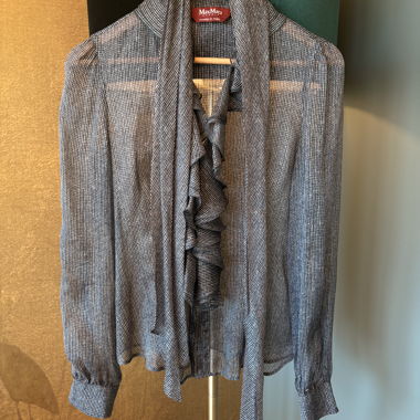 Max Mara Transparenzbluse