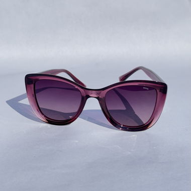 INVU purple Oversized Cat Eye Sunglasses