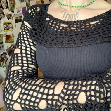 crochet sleeve💞