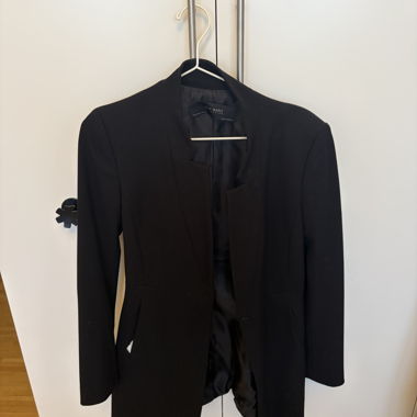 Zara Long Blazer M Dark Blue