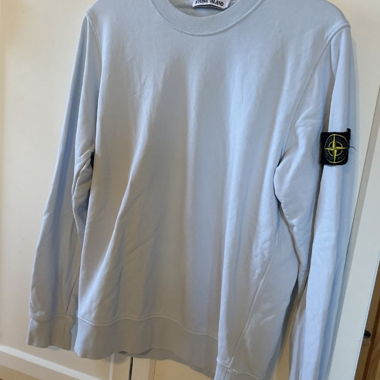 Stone Island sweatshirt in light blue