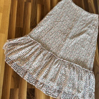 Gonna a pois / Beige