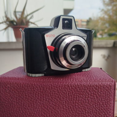 Vintage Camera Ferrania Eura with Original Set 