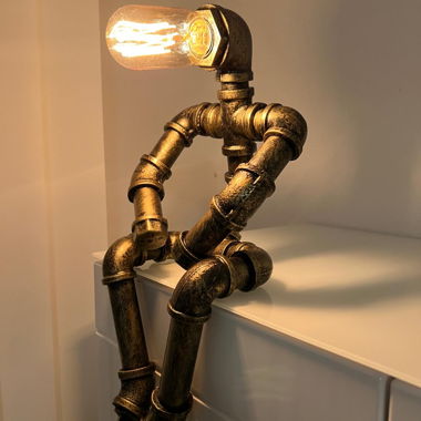Roboter Dekoration Lampe Ausstellungsstück