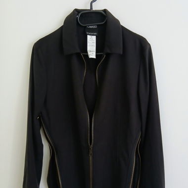Tomaso Stefanelli Black Moto Vintage Jacket