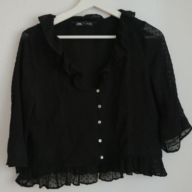 Zara Black Blouse