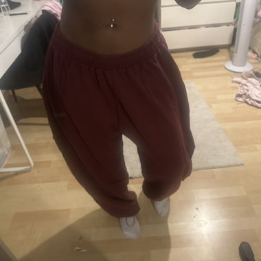 pantalon de jogging bordeaux