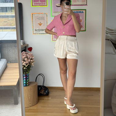 Creme-Shorts