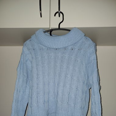 Blue Sweater mit Rollkragen
