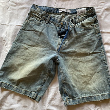 Jorts Bershka bleu clair