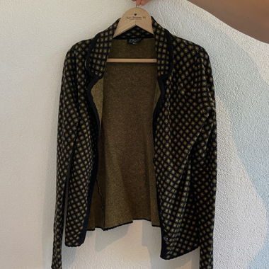 Blazer en maille à motif
