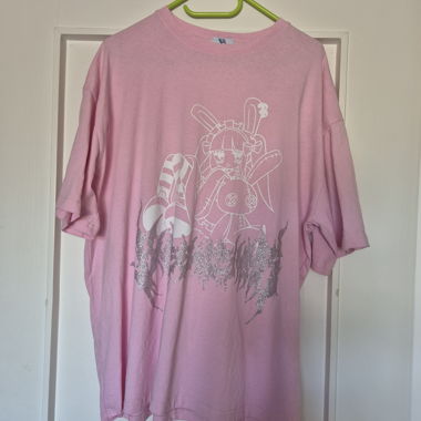 T-shirt oversize rosa