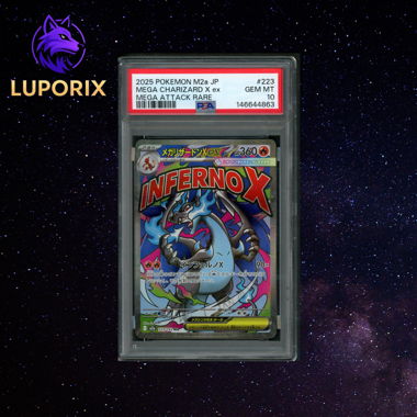 Pokémon PSA 10 Mega Charizard X ex 223/193