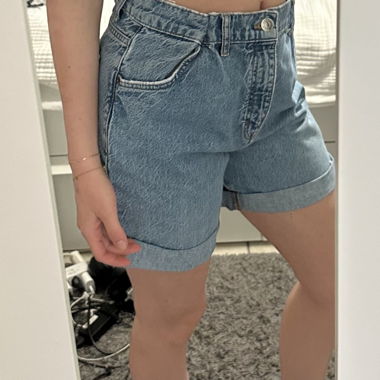 High Waist Denim Shorts