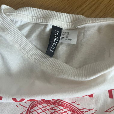 T-shirt con stampa tennis