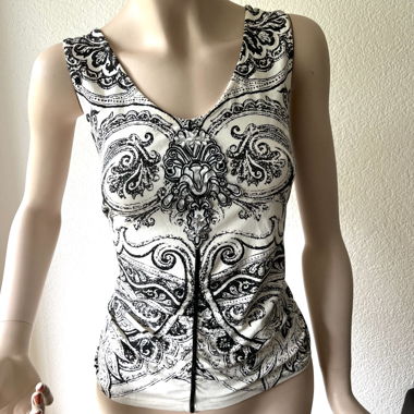 Baroque Rhinestone Top