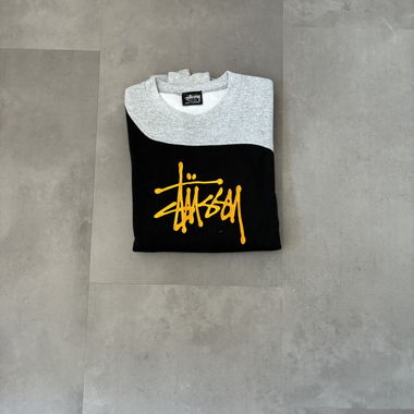 Stussy rework Sweatshirt Grau/Schwarz