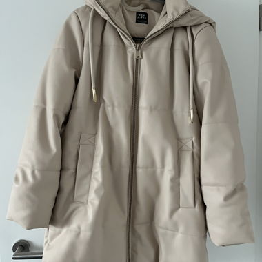 Parka beige ZARA