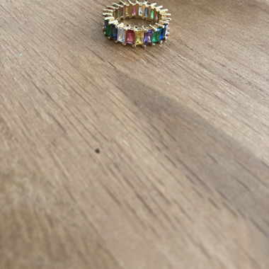 Anello multicolore