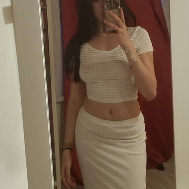 weisses Sommer Top