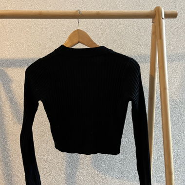 Cardigan en maille noir