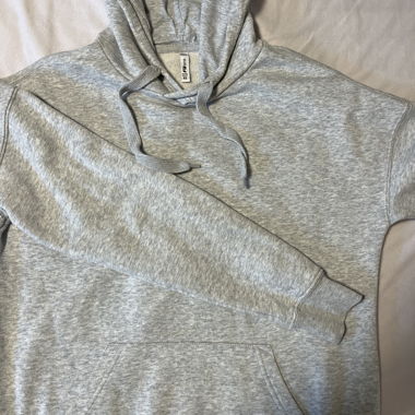 Grey Hooded Sweatshirt XS