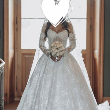 Brautkleid mit Spitze