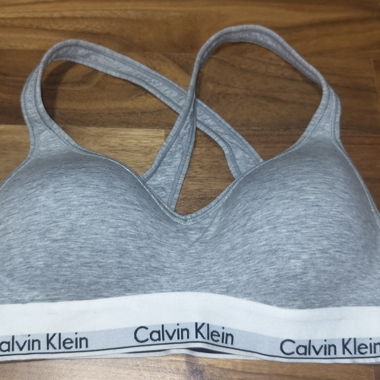Calvin Klein Sport Bra Grey M