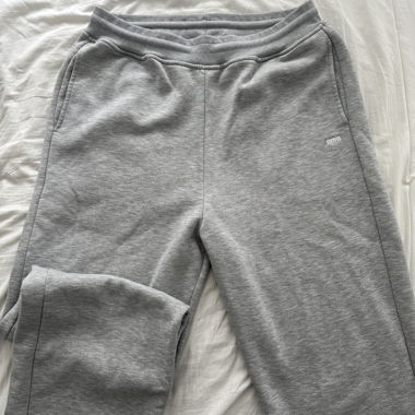 6pm open leg jogger grigio
