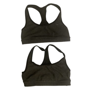 2 nike sport bra dark gray