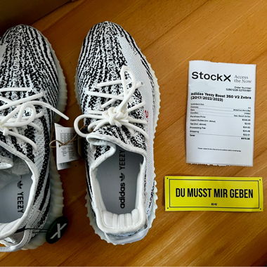 Schuhe Adidas Yeezy Boost 350 V2 Zebra