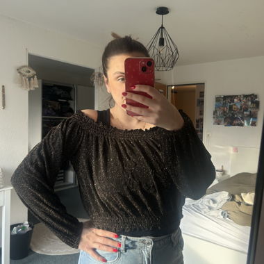 Top pailleté