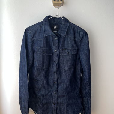 G-Star RAW 3301 Slim Denim Shirt dark blue