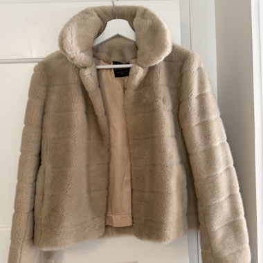 Nally Faux Fur Jacket Size 14
