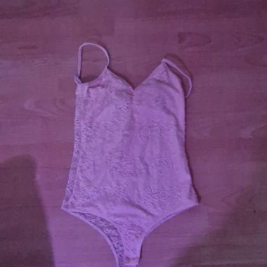 Body in pizzo rosa