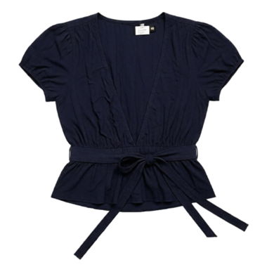 Dark Wrap Top