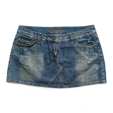Y2k-Jeans-Minirock