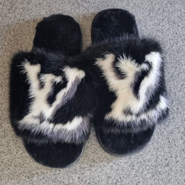 Mules fourrées Louis Vuitton