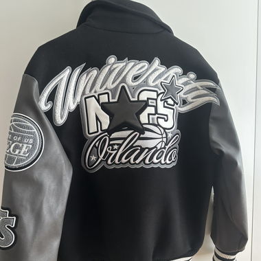 NOFS : Veste varsity noir/gris