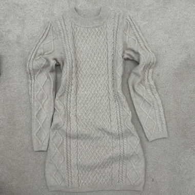 H&M Grey Knit Dress M