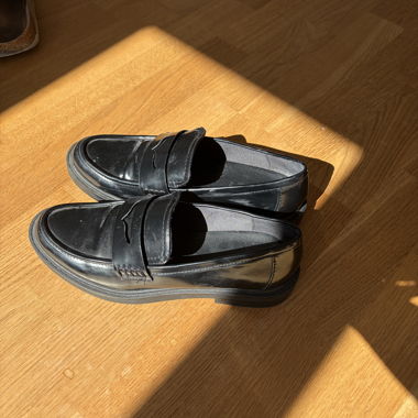 Loafer neri, taglia 39