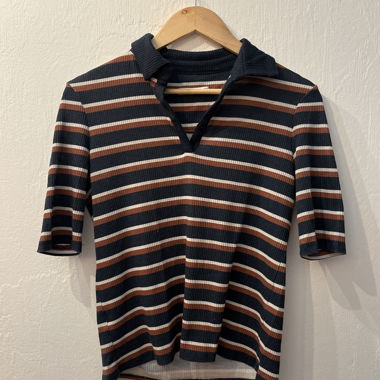 Gestreiftes Poloshirt