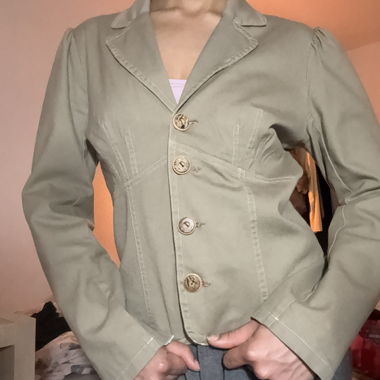 Giacca blazer beige Clockhouse