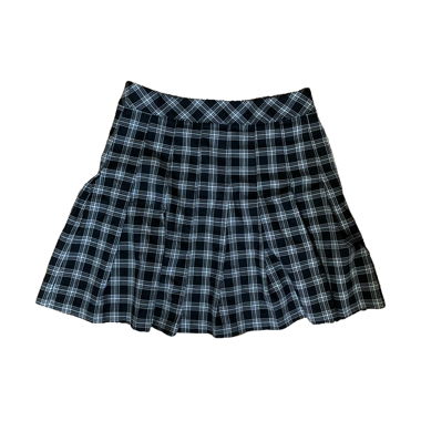 checkered skirt