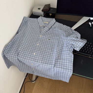 Lacoste Blue Luxury Line Hemd - Grösse 44 (XL)