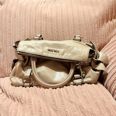 MiuMiu Vitello Bow Bag