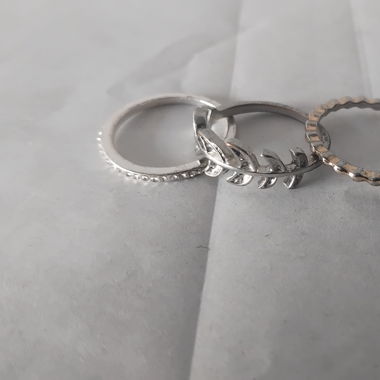 Lot de 4 bague