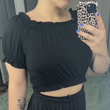 Crop Top black