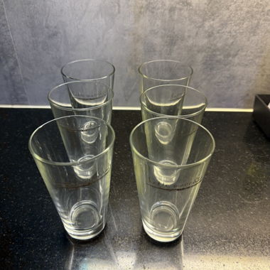 6 WMF drinking glasses