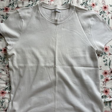 T-shirt bianco Zara